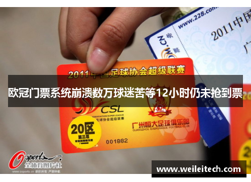 欧冠门票系统崩溃数万球迷苦等12小时仍未抢到票